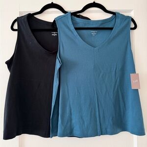 NWT J Jill Sleeveless Tank - Pair of 2